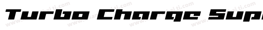 Turbo Charge Super-Italic Italic字体转换